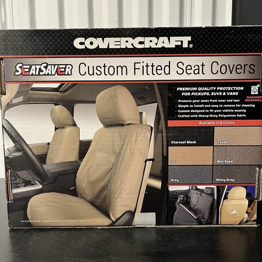 BRAND NEW!! Seat Saver By Covercraft Industries - SS2545PCGY - 2019 Dodge Ram - Picture 3 of 6